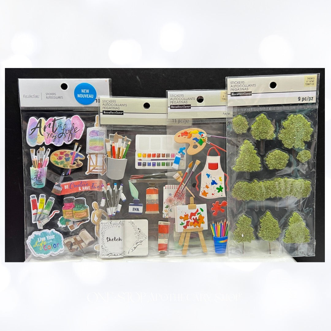 Recollections BABY CRAFTING Wedding 3D Stickers Lot of 14
