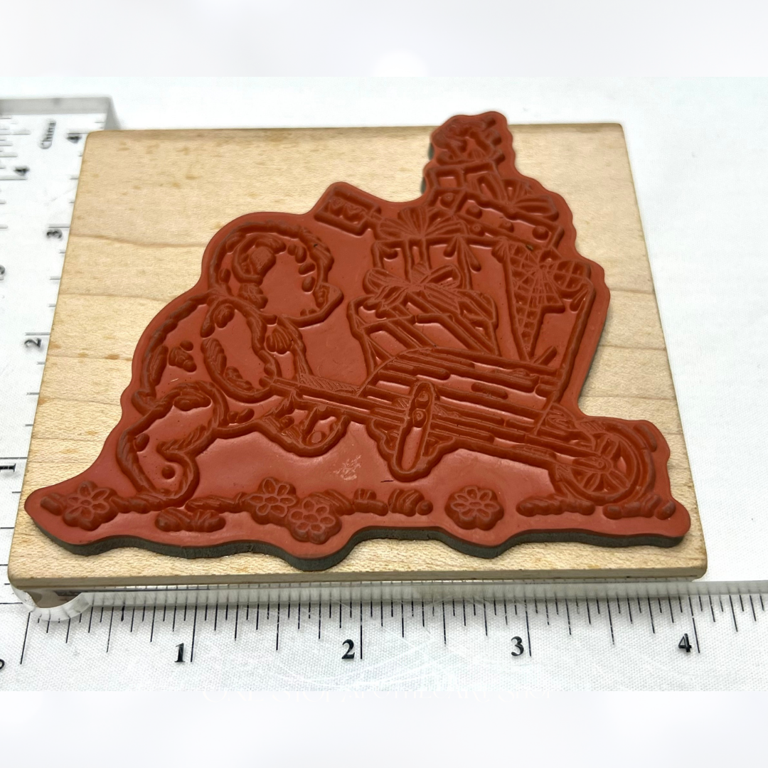Penny Black BY THE CARTFUL Bear Margaret Sherry Mouse Wood Rubber Stamp