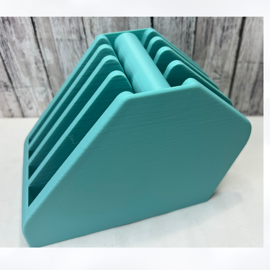 TEAL TAPE DISPENSER 3D Printed Organizer Holder-Free Shipping