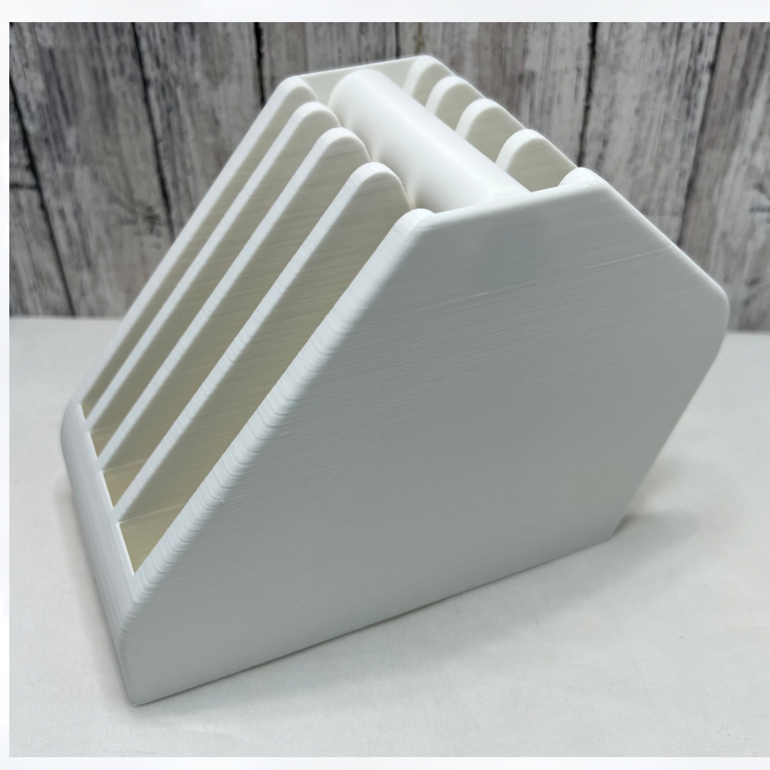 WHITE TAPE DISPENSER 3D Printed Organizer Holder- Free Shipping