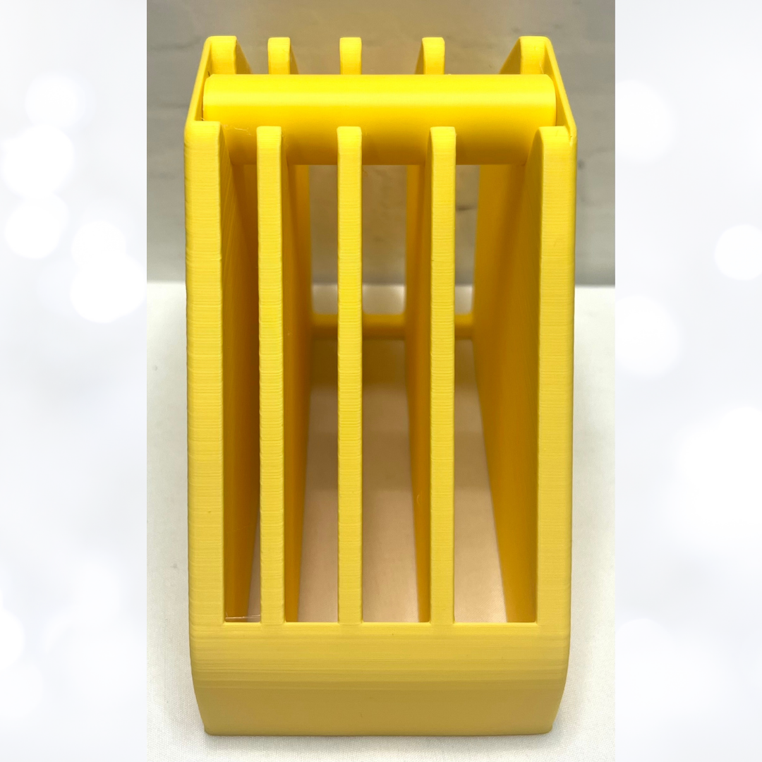 YELLOW TAPE DISPENSER 3D Printed Organizer Holder- Free Shipping