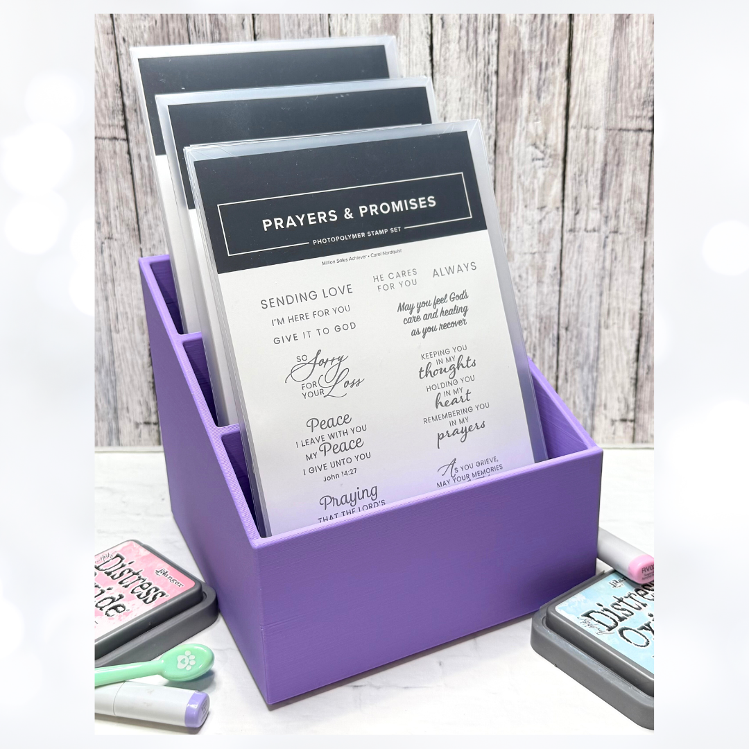 CRAFTY CADDY Organizer 3D Printed Purple