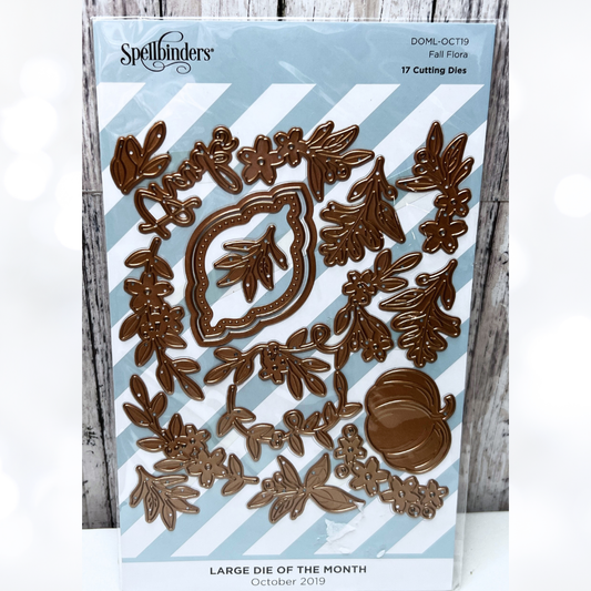 Spellbinders FALL FLORA Large Dies of the Month