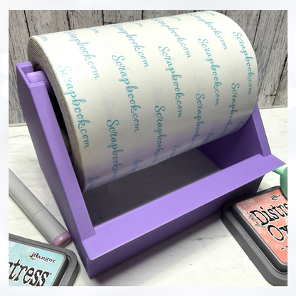 Large PURPLE TAPE DISPENSER 3D Printed Organizer Holder