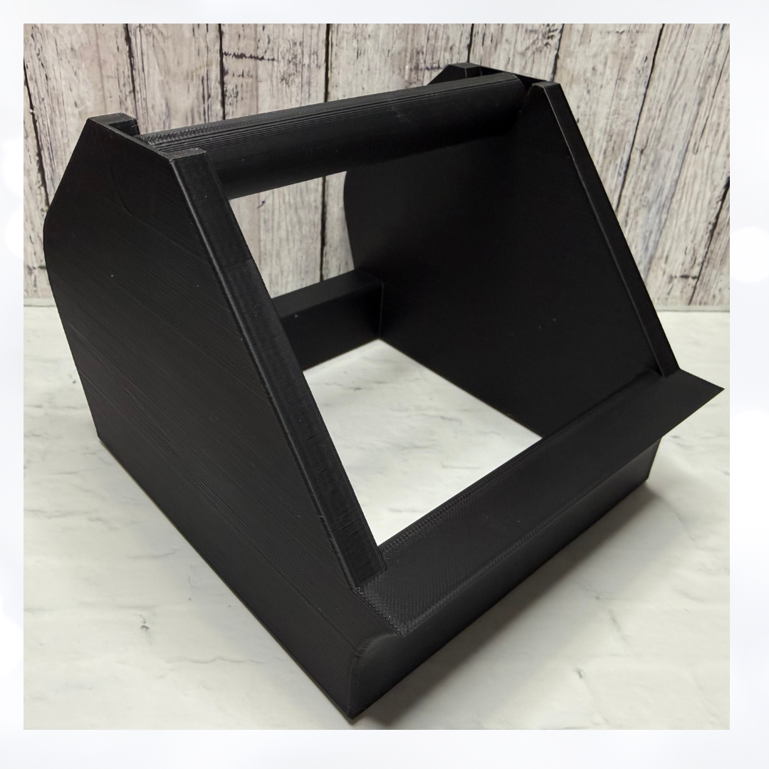 Medium BLACK TAPE DISPENSER 3D Printed Organizer Holder
