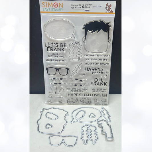 Simon Says Stamp OH FRANK Halloween Rubber Stamps & Dies