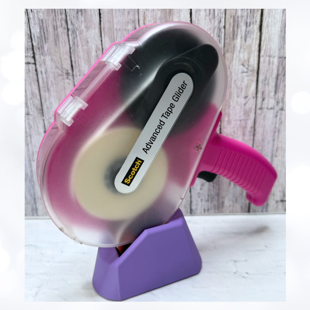 Single ATG Tape Gun Holder Stand 3D Printed PURPLE