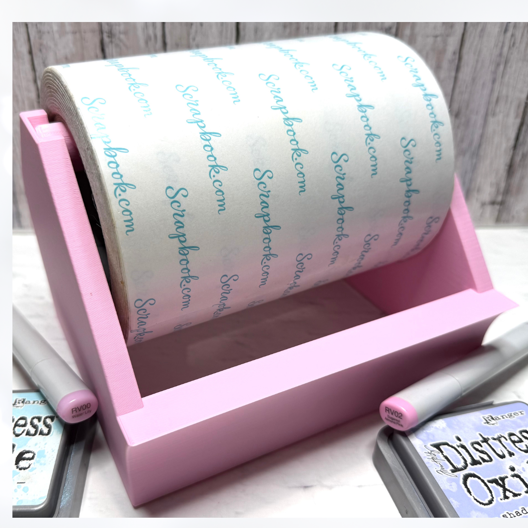 Large PINK TAPE DISPENSER 3D Printed Organizer Holder