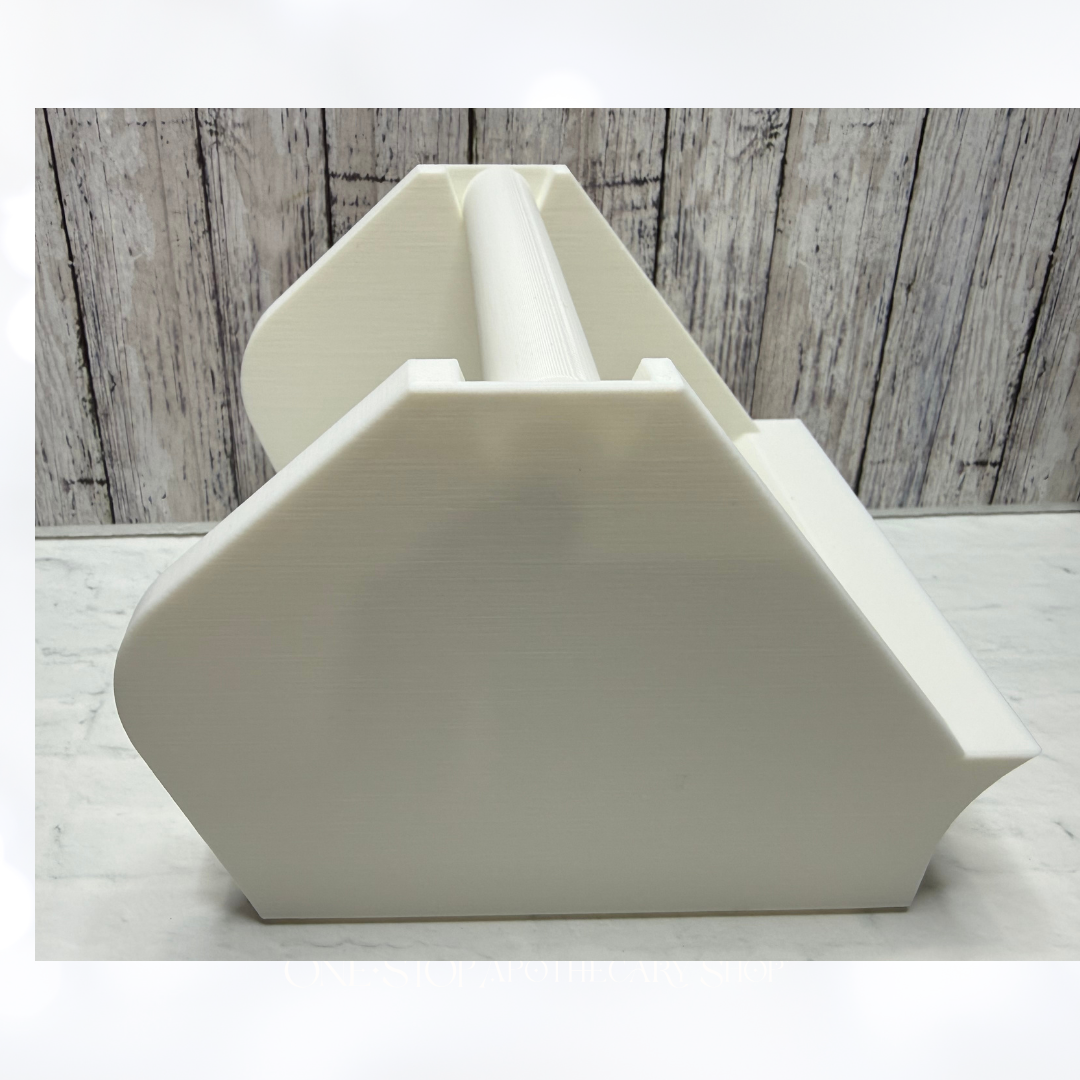 Medium WHITE TAPE DISPENSER 3D Printed Organizer Holder