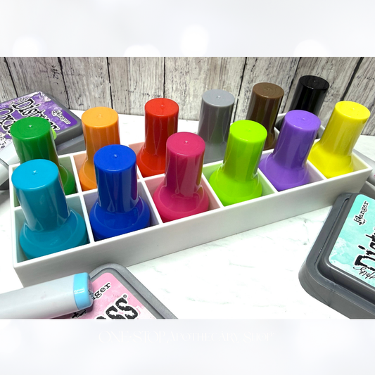 Picket Fence Studios PAPER POUNCERS 3D Printed Organizer WHITE