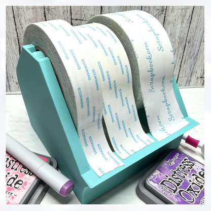 Medium TEAL TAPE DISPENSER 3D Printed Organizer Holder