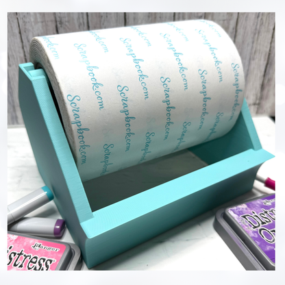 Large TEAL TAPE DISPENSER 3D Printed Organizer Holder