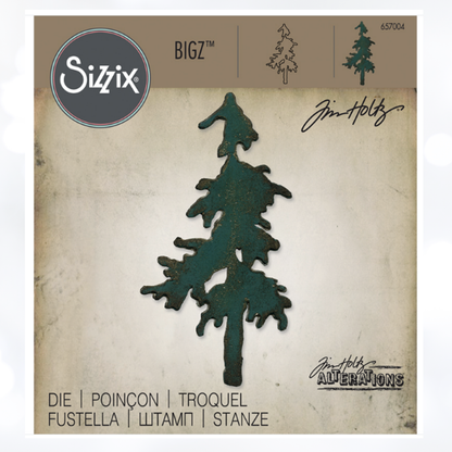 Tim Holtz PINE TREE Alterations Evergreen Bigz Die