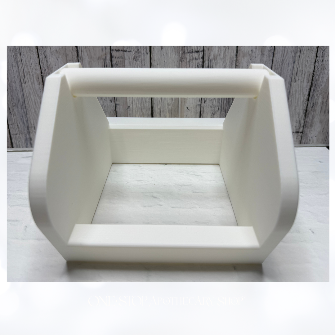 Medium WHITE TAPE DISPENSER 3D Printed Organizer Holder