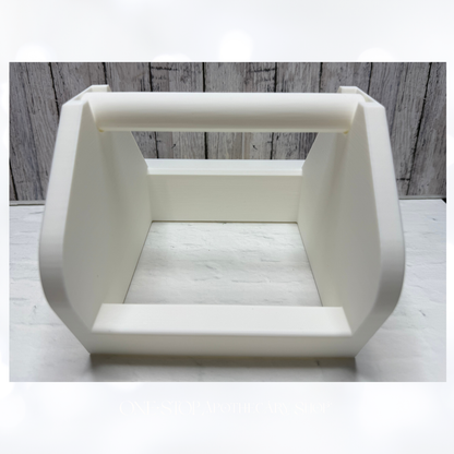 Medium WHITE TAPE DISPENSER 3D Printed Organizer Holder