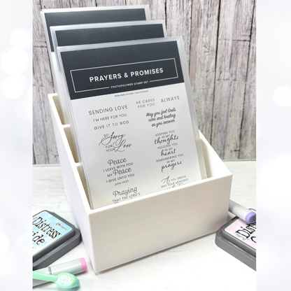 CRAFTY CADDY Organizer 3D Printed WHITE