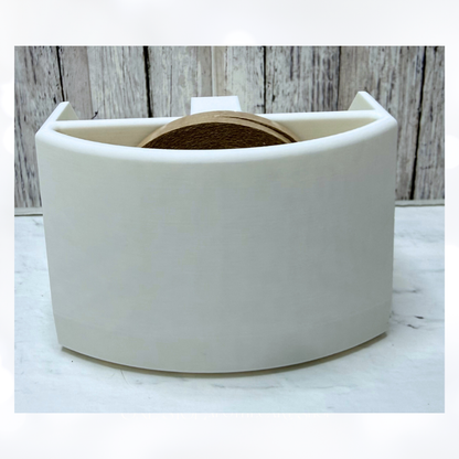 Double ATG Tape Gun Holder + Refill Stand 3D Printed WHITE
