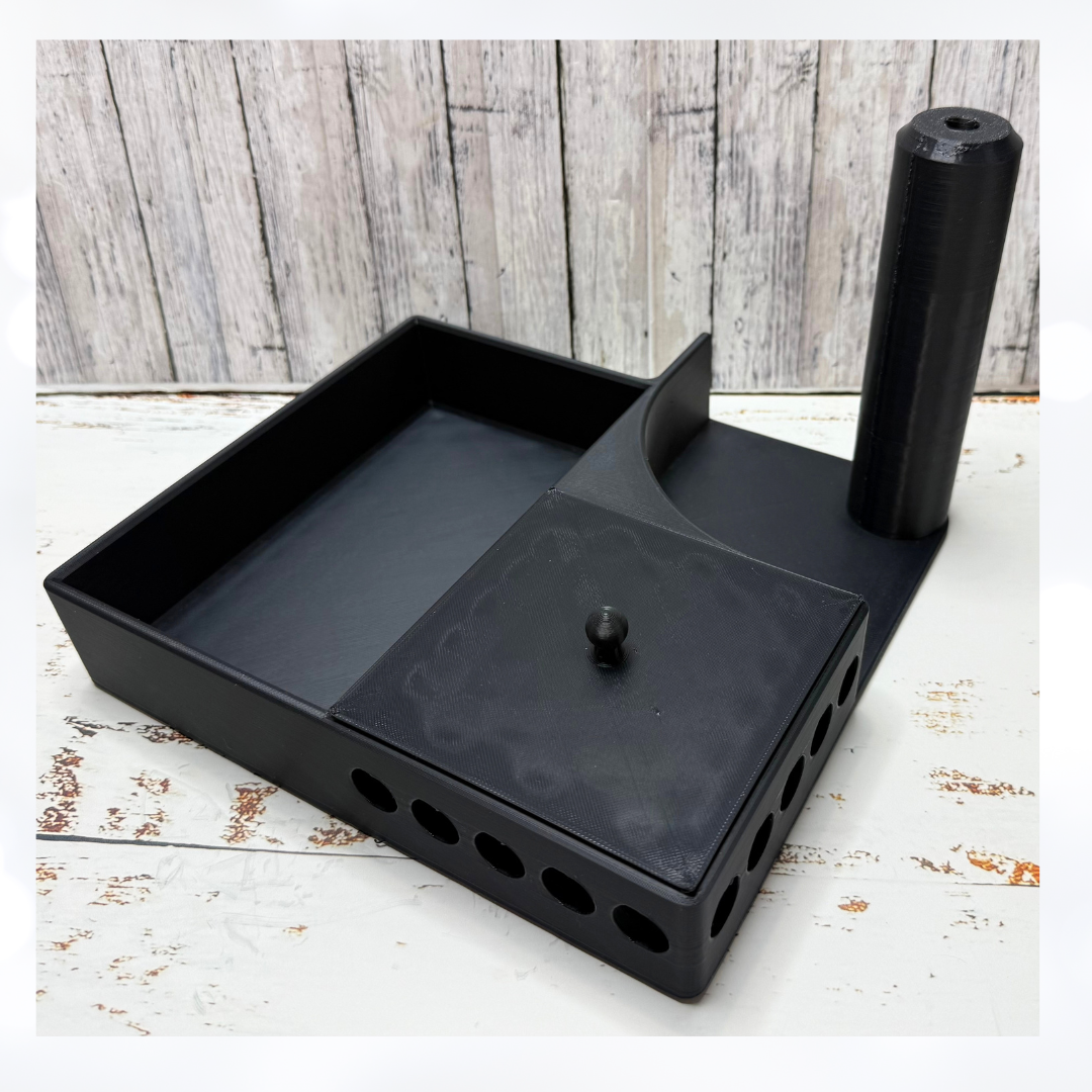 Crafty CLEAN-UP Station Organizer Holder 3D Printed Black