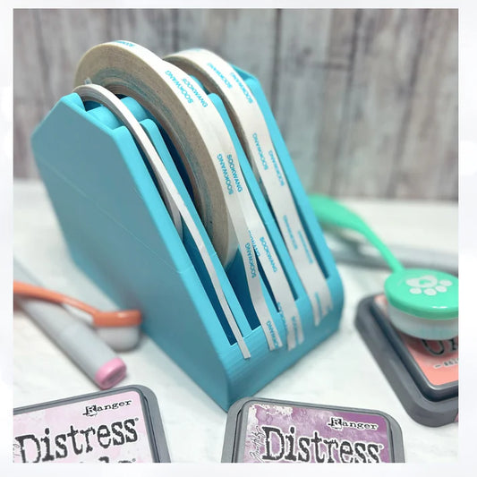 LIGHT BLUE TAPE DISPENSER 3D Printed Organizer Holder-Free Shipping