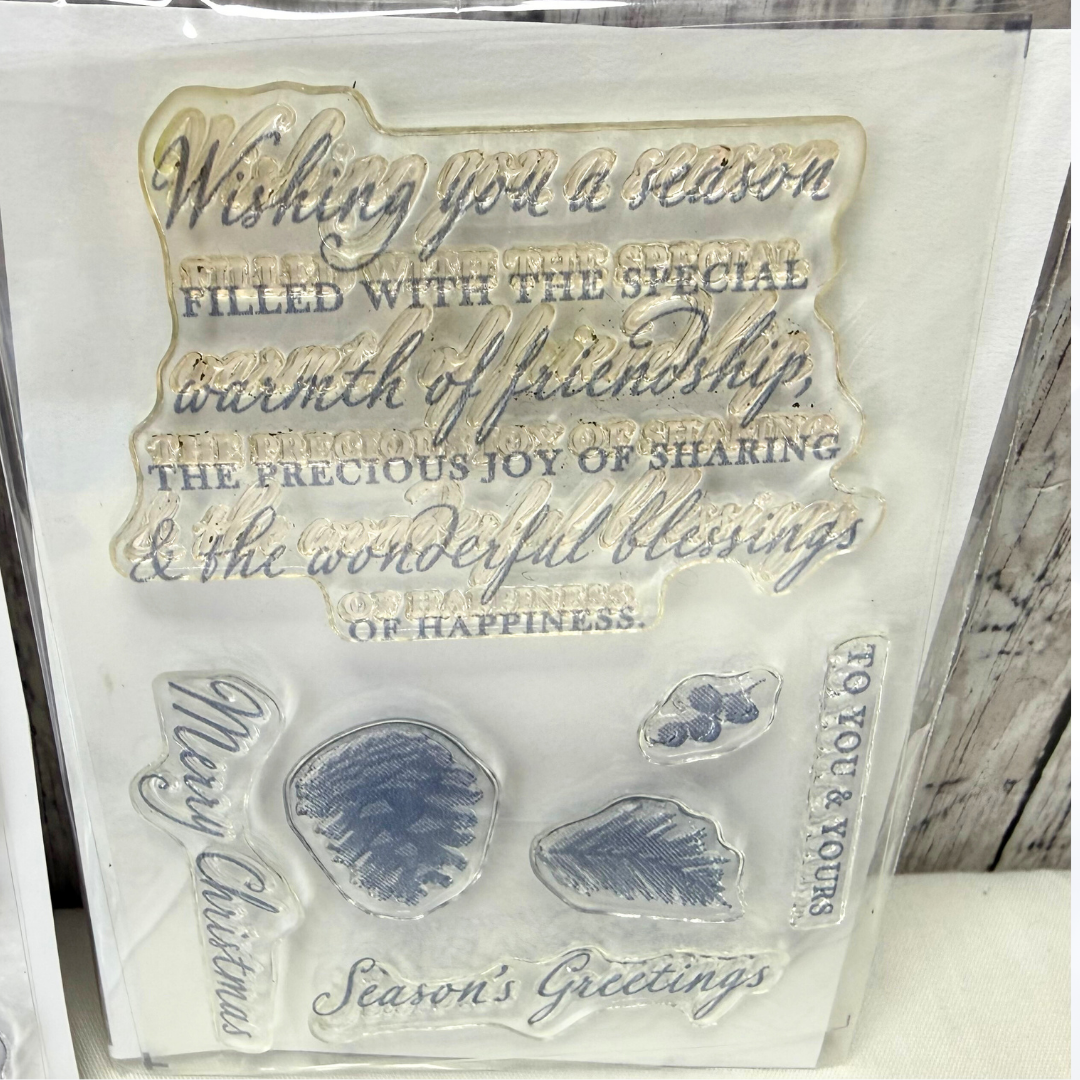 Stampin Up Holidays Paper Pumpkin Rubber Stamps