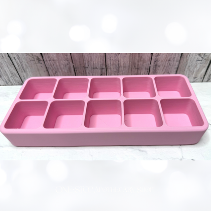 The INK SPRAY TRAY Organizer 3D Printed Pink 2oz Bottles