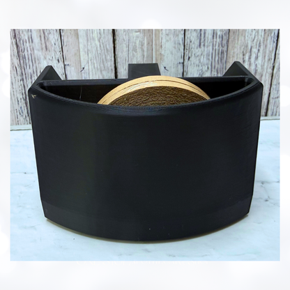 Double ATG Tape Gun Holder + Refill Stand 3D Printed BLACK