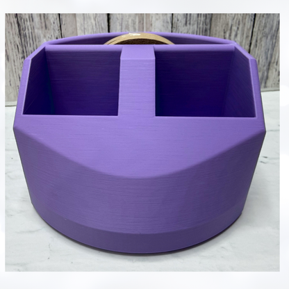 Double ATG Tape Gun Holder + Refill Stand 3D Printed PURPLE