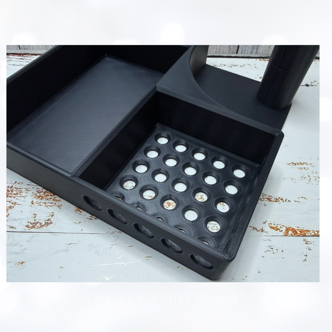 Crafty CLEAN-UP Station Organizer Holder 3D Printed Black