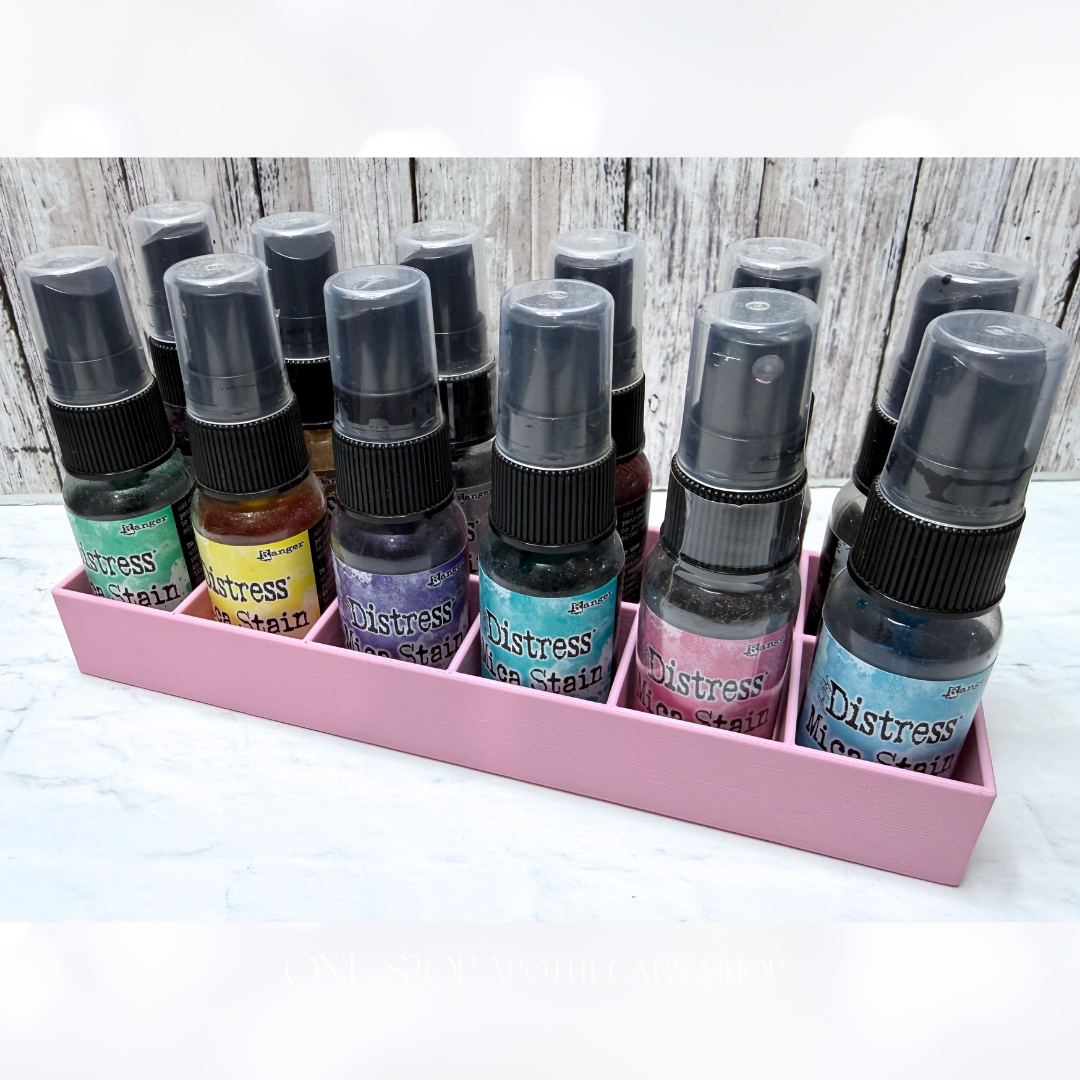 The INK SPRAY TRAY Organizer 3D Printed Pink