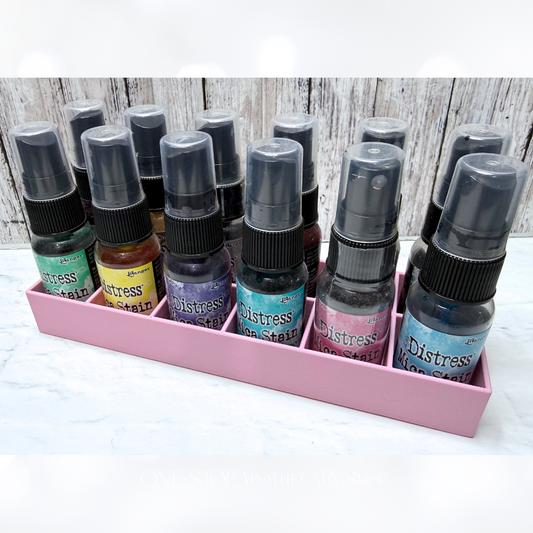 The INK SPRAY TRAY Organizer 3D Printed Pink