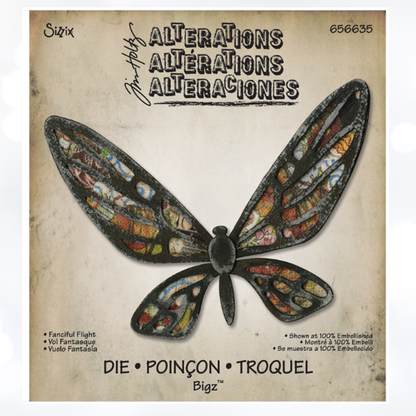 Tim Holtz FANCIFUL FLIGHT Butterfly Die