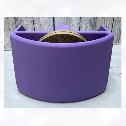 Double ATG Tape Gun Holder + Refill Stand 3D Printed PURPLE