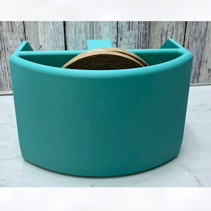 Double ATG Tape Gun Holder + Refill Stand 3D Printed TEAL