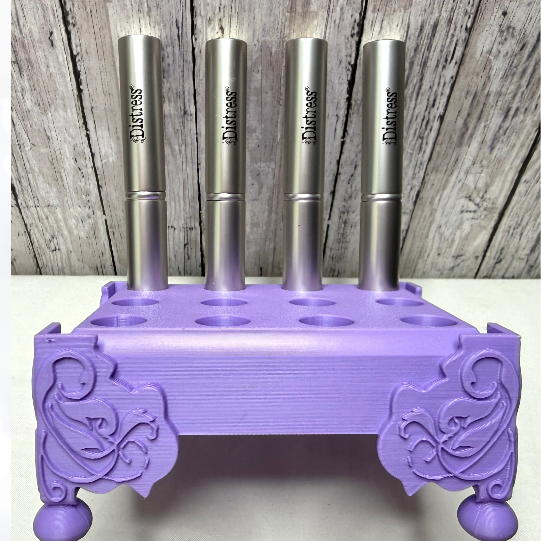 Support de rangement pour mini-brosses estompeuses Tim Holtz noires, imprimé en 3D