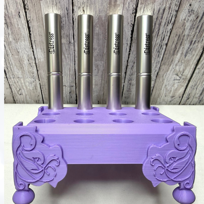 Support de rangement pour mini-brosses estompeuses Tim Holtz noires, imprimé en 3D