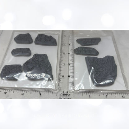 Sparkle N Sprinkle KOALA Frog Mouse Rubber Stamps Lot of 3
