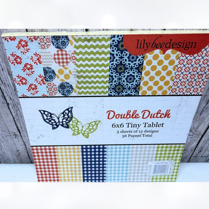 Amy Tangerine Teresa Collins 6X6 PAPER PACKS Scrapbook Cardstock Lot of 4