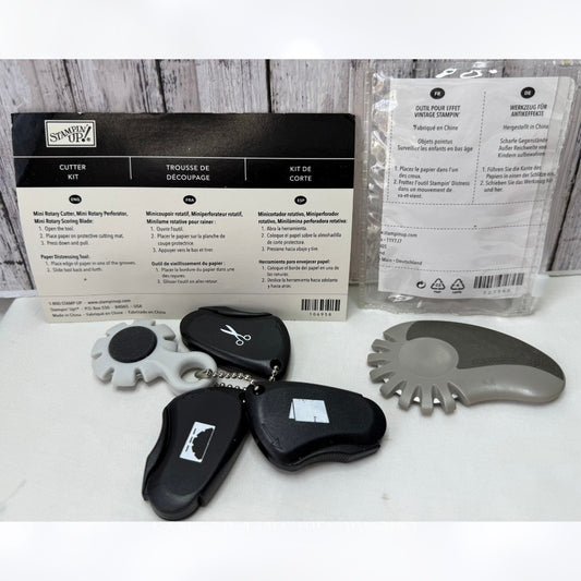 Stampin Up CUTTER KIT Distress Tool Scoring Blade Perforation Tools Set