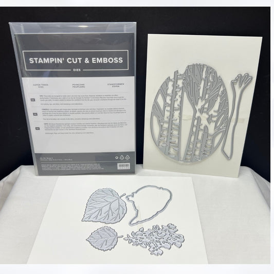Stampin Up ASPEN TREES Leaves Dies