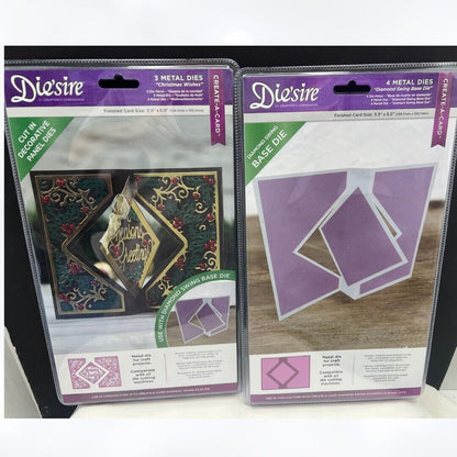 Crafters Companion CHRISTMAS WISHES SWING Die-sire Create a Card Dies