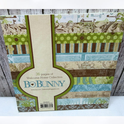 Bo Bunny PAPER PADS 6x6 Cardstock Packs Kitchen Fall Coffee Lot of 4