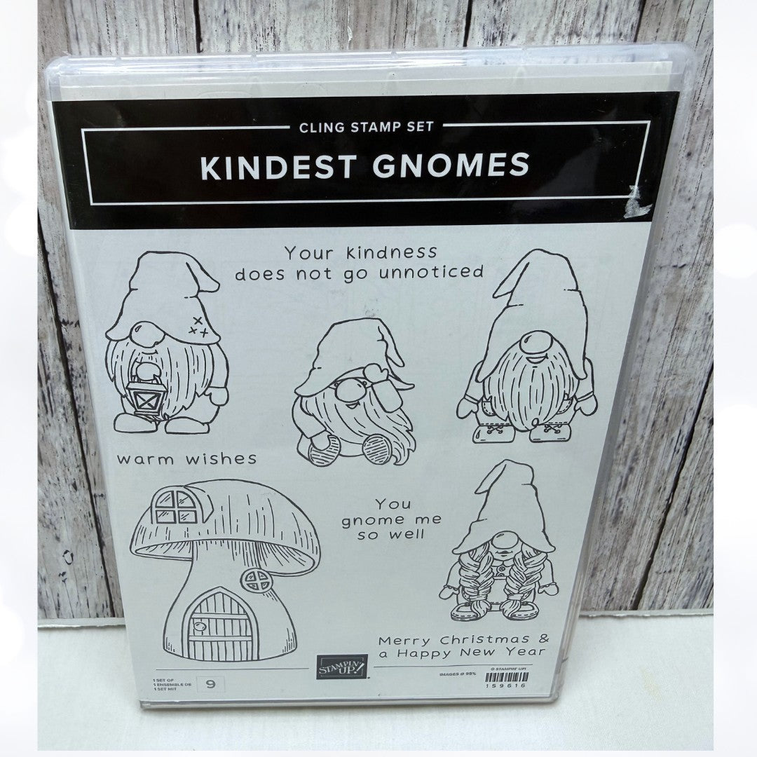 Stampin Up KINDEST GNOMES Rubber Stamps
