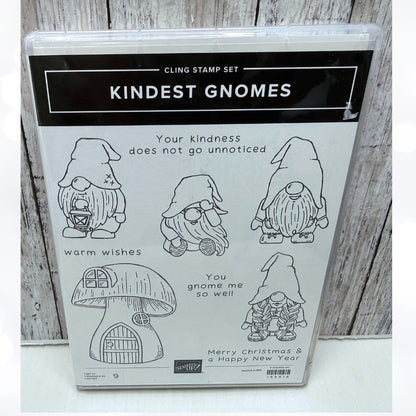 Stampin Up KINDEST GNOMES Rubber Stamps