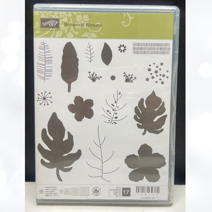 Stampin Up BOTANICAL BLOOMS Flowers Rubber Stamps