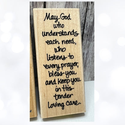 Stampendous BIBLE JOURNALING Verses Religious Greetings Rubber Stamps Lot of 5