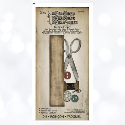 Tim Holtz SEWING EDGE On The Edge Border Die