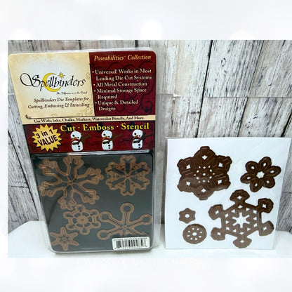 Spellbinders SNOWFLAKE WONDER Christmas Dies