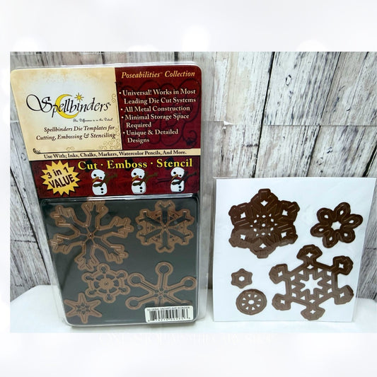 Spellbinders SNOWFLAKE WONDER Christmas Dies