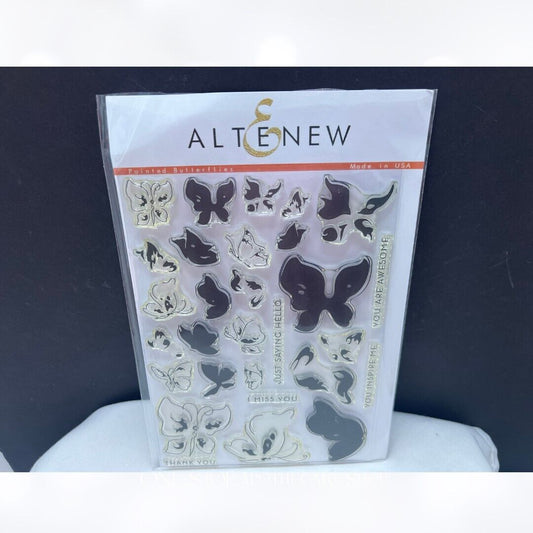 Altenew PAINTED BUTTERFLIES Butterfly 6x8 Rubber Stamps