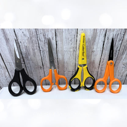 Fiskars EK Success SCISSORS Cutterbee 5 Inch Snips Crafting Lot of 4